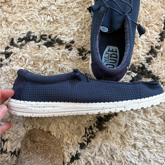 Hey Dude Men's Dark Blue Loafers - Picture 2 of 4